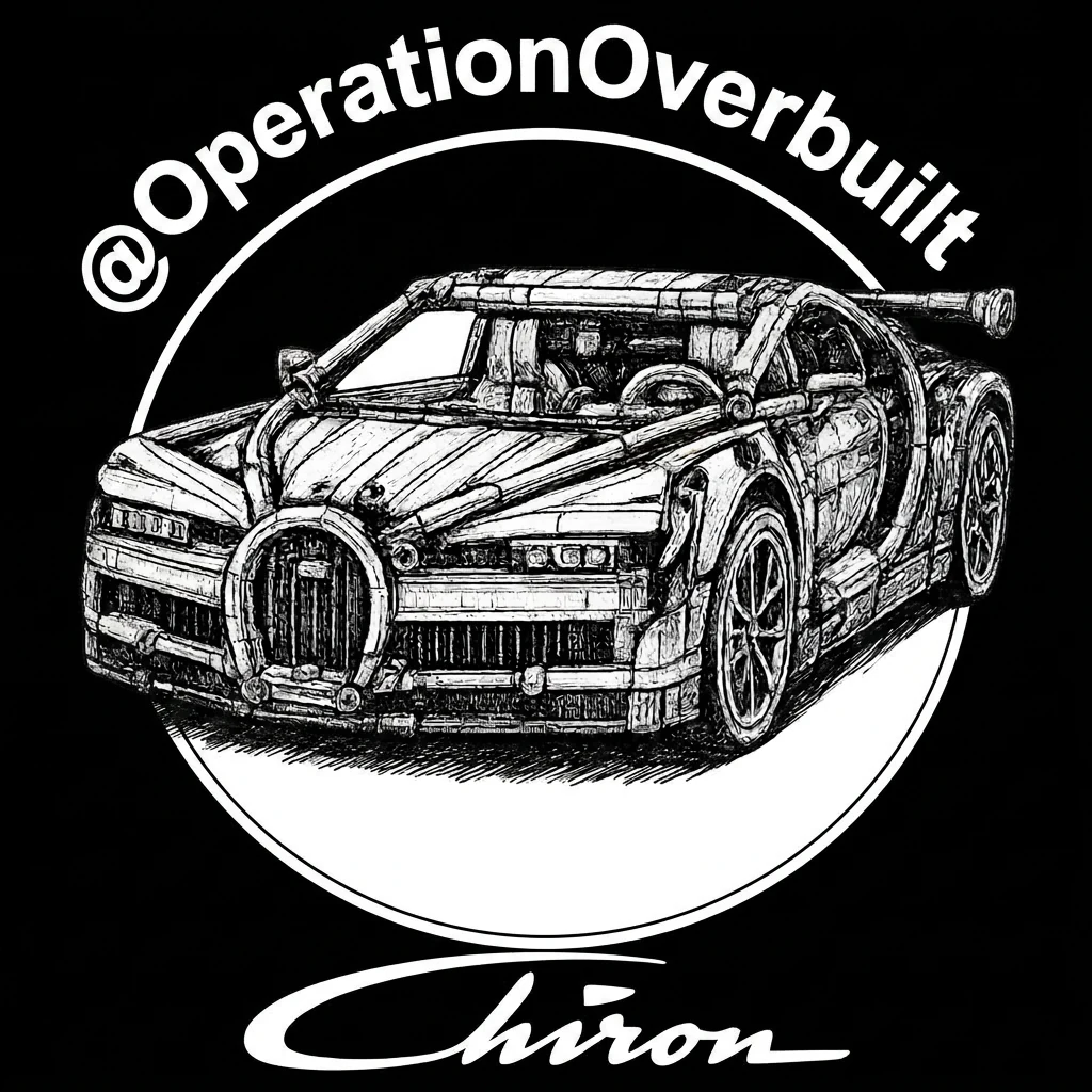 Operation Overbuilt Chiron illustrated merchandise concept